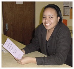 A student worker for Recreation Services highlights some of the more interesting features of RS's program.