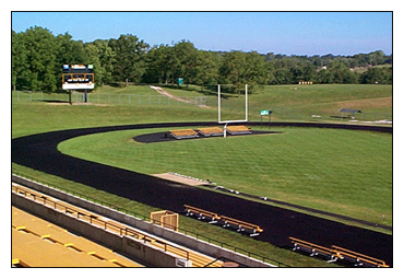 Spratt Memorial Stadium Interior -- photography by Hollie Miller